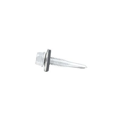 SS410 cabeça de flange de hexadecimal de aço inoxidável para parafusos de perfuração auto-perfurados com máquina de lavar EPDM