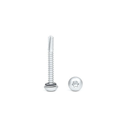 SUS410 Torque Torque de cabeça de botão de aço inoxidável com parafusos de auto-perfuração
