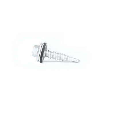 Cabeça de truss Hexagonal Flange Metal parafusos de auto-perfuração para telhados
