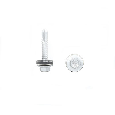 Cabeça de truss Hexagonal Flange Metal parafusos de auto-perfuração para telhados