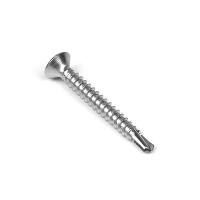 Parafusos de auto-perfuração de aço inoxidável amarelo Sus 304 Csk Torx cabeça plana Inox 3,9x25mm