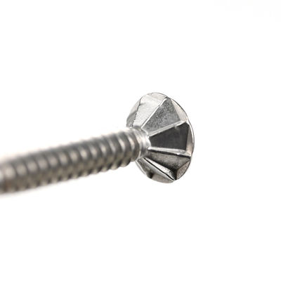 Parafuso de auto-perfuração de cabeça plana de aço inoxidável com asa 4.5x37mm com acabamento Ruspert