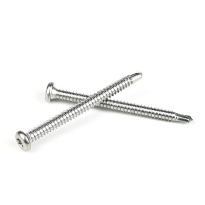 6.3 X75 mm parafusos de auto-perfuração de aço inoxidável revestidos de zinco para aparelhos eléctricos