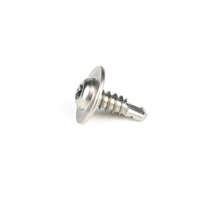 Aparelhos eléctricos Torx de aço inoxidável parafusos de auto-perfuração com lavadora de cabeça redonda