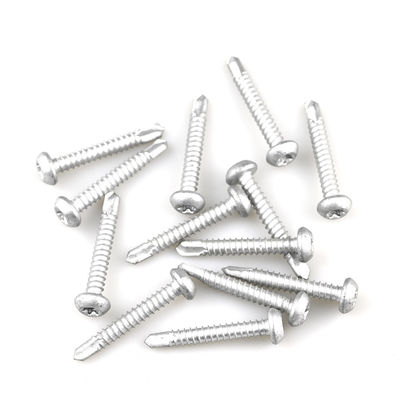 Parafusos de auto-perfuração de aço inoxidável de cabeça de panela DIN7504N 4.8mm Fabricação personalizada