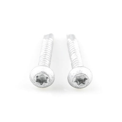 Parafusos de auto-perfuração de aço inoxidável de cabeça de panela DIN7504N 4.8mm Fabricação personalizada