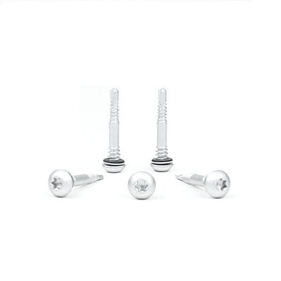 Cabeça de panela Ruspert revestido 16 / 12 x42 Botão Torx Sds Parafuso para painel de metal para purlin