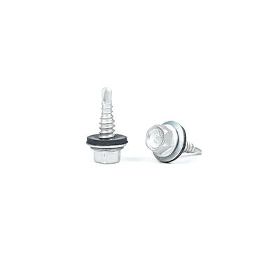 1/4 x 7/8' de aço inoxidável, revestido com liga de zinco Hex Flange Purlin para sistema de envelopes de edifícios