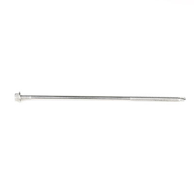 Parafusos de auto-perfuração de cabeça de máquina de lavar hexadecimal de aço inoxidável 6.3x200mm para painel de sanduíche isolado