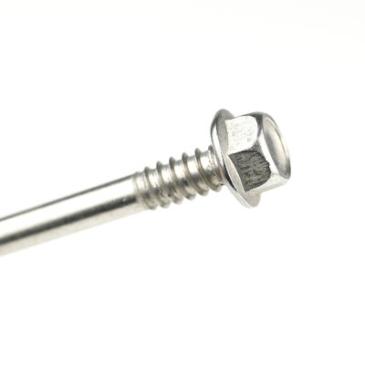 Parafusos de auto-perfuração de cabeça de máquina de lavar hexadecimal de aço inoxidável 6.3x200mm para painel de sanduíche isolado