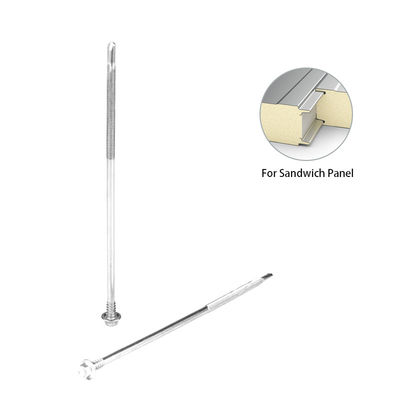 Parafusos de perfuração automática de acabamento simples para painel sandwich de telhado de metal em aço inoxidável