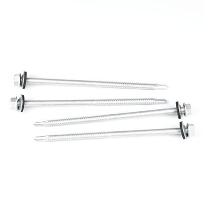 Parafusos de auto-perfuração de cabeça hexadecimal de aço inoxidável 6.3x130 para painel sandwich isolado em parede