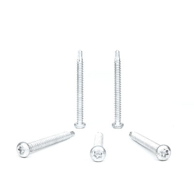 6.3x65 TPO PVC Ply Membrana Aço Inoxidável 304 Bi-Metal Torx Botão cabeça parafusos à prova d'água
