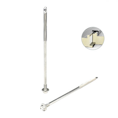 Parafusos de auto-perfuração de aço inoxidável 5.5x150 para telhados de painéis sandwich isolados