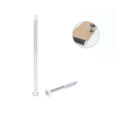 Torx Drive SUS304 Parafuso bimetal de aço inoxidável 6.3 X 125 mm para TPO PVC Membrana de telhado
