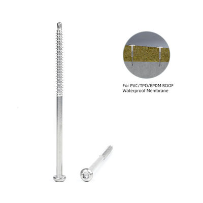 6.3 x 125 mm parafuso de auto-perfuração Perfeito para instalação de membrana de telhado de PVC/TPO/EPDM