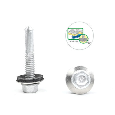 5.5x32 Tek Sheet Metal Building Roofing Screw para aço Purlin padrão personalizável