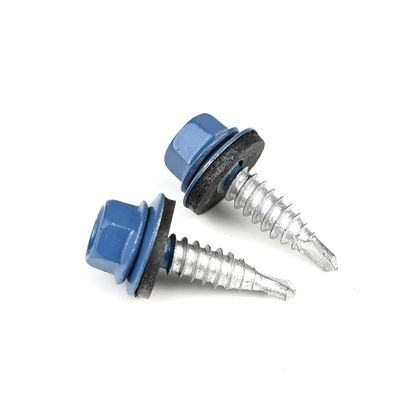 Parafusos hexametrais bimetálicos métricos resistentes à corrosão 6.3x22 para suportes de montagem solar