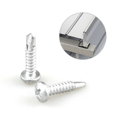Parafusos de auto-perfuração bimetálicos de revestimento métrico Ruspert 4.2x19mm para estrutura de aço e purlin