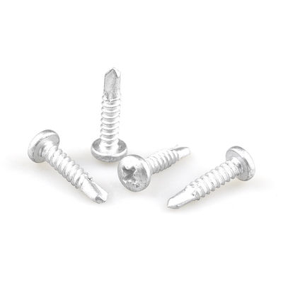 Parafusos de auto-perfuração bimetálicos de revestimento métrico Ruspert 4.2x19mm para estrutura de aço e purlin