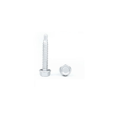 6.3x38 Tornillos revestidos com flange heximetal para parafusos de telhado de aço metálico TPO
