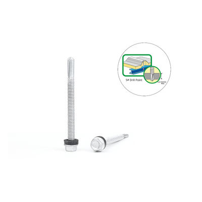 Contacte o Serviço de Atendimento ao Cliente para um parafuso de auto-perfuração personalizado de 5.5x63 Flange Hex Head
