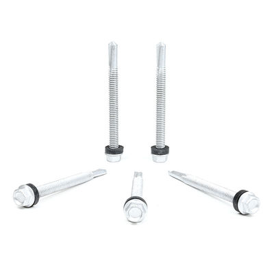Contacte o Serviço de Atendimento ao Cliente para um parafuso de auto-perfuração personalizado de 5.5x63 Flange Hex Head