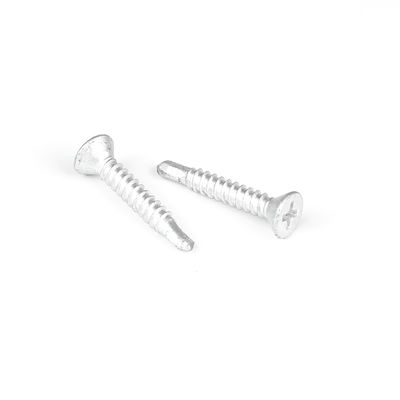 4.2x25 Ferro inoxidável bimetal Flat Head Cross Recessed Screw for Timber Purlin Fixed