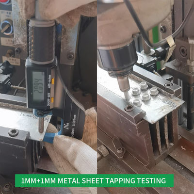 Parafusos de chapa de metal HEX para costura de chapas metálicas de 1 mm em aço inoxidável