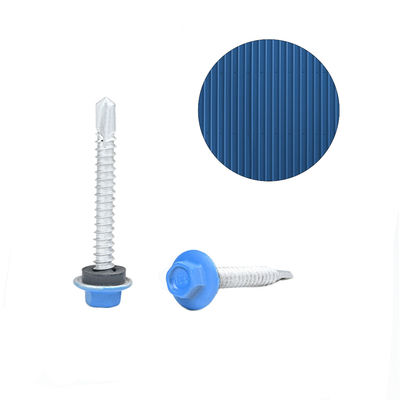 Sistema de Envelope de Edifício Fluorocarbonos de Forno 5.5x45 Flange de aço inoxidável Teks Roof Screw