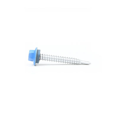 Sistema de Envelope de Edifício Fluorocarbonos de Forno 5.5x45 Flange de aço inoxidável Teks Roof Screw
