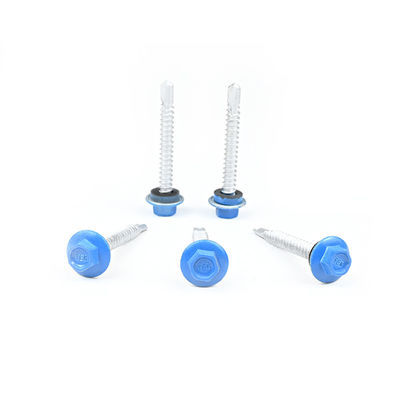 Sistema de Envelope de Edifício Fluorocarbonos de Forno 5.5x45 Flange de aço inoxidável Teks Roof Screw