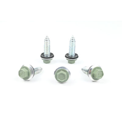 100% QC Test Liga de zinco revestido 11/32x1/4' Hex Head Sheet Metal Screw para clarabóia