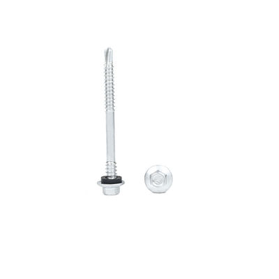 Sistema de Envelope de Estrutura de Aço Parafuso de Autoperfuração 12 X68 com Flange Impermeável INCH